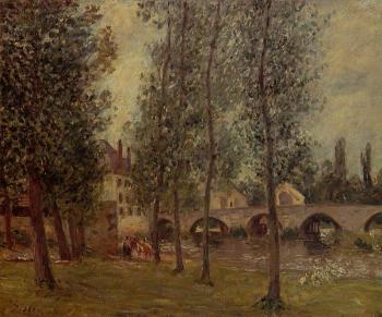 卡米耶 畢沙羅 The Moret Bridge 卡米耶 畢沙羅 The Moret Bridge